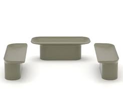 Luba Garden Bench by Serralunga Furniture Benches